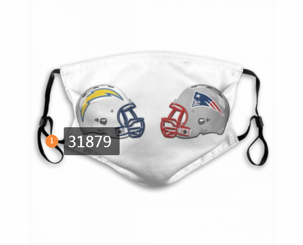 NFL Los Angeles Chargers  732020 Dust mask with filter->nfl dust mask->Sports Accessory